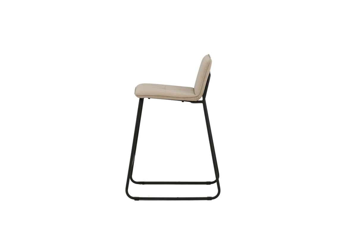 Bisbee barstole - beige, sort - 2 stk. - billede 5