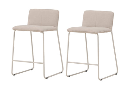 Bisbee barstole - beige - 2 stk. - billede 2