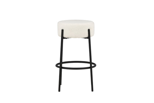 Tucson barstol - sort, hvid - billede 1