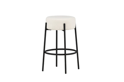 Tucson barstol - sort, hvid - billede 2