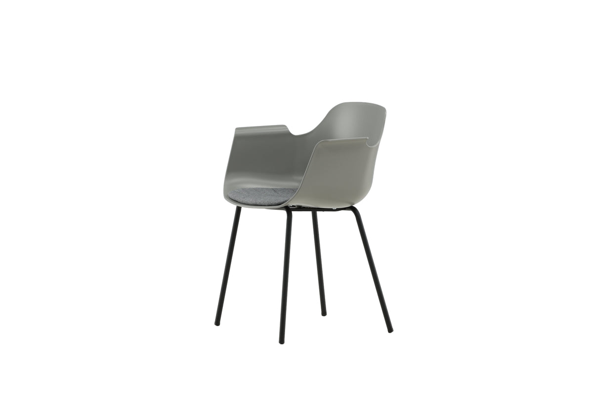 Comfort spisebordsstole - sort, grå - 2 stk. - billede 4