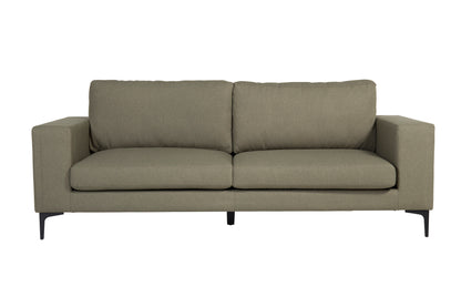 Bolero 3-personers sofa - sort, grøn - billede 1