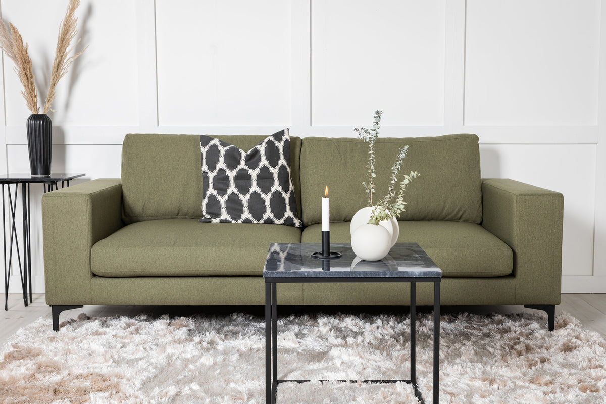 Bolero 3-personers sofa - sort, grøn - billede 7