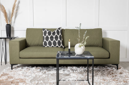 Bolero 3-personers sofa - sort, grøn - billede 7
