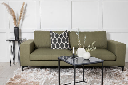 Bolero 3-personers sofa - sort, grøn - billede 9