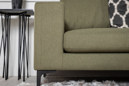 Bolero 3-personers sofa - sort, grøn - billede 10