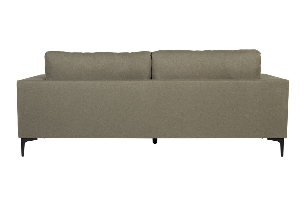 Bolero 3-personers sofa - sort, grøn - billede 2