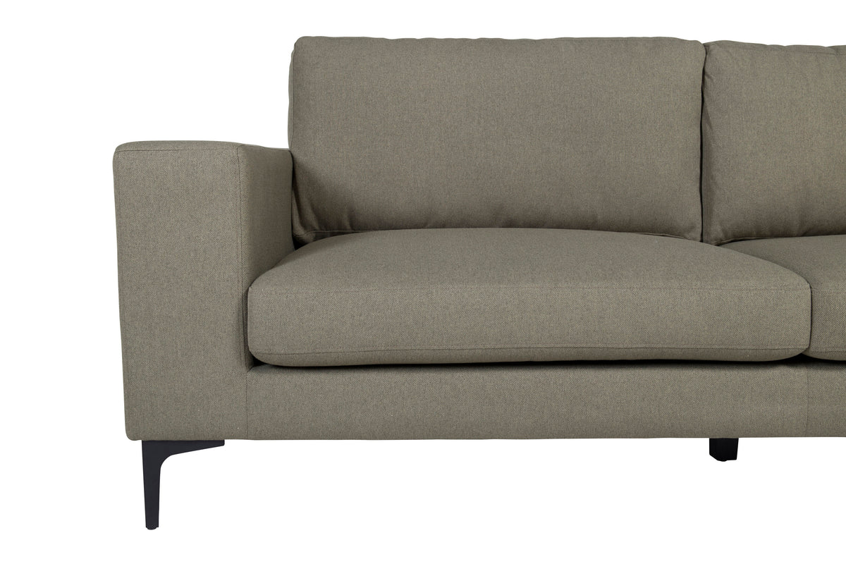 Bolero 3-personers sofa - sort, grøn - billede 5