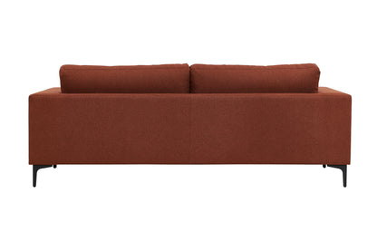 Bolero 3-personers sofa - sort, rød - billede 1