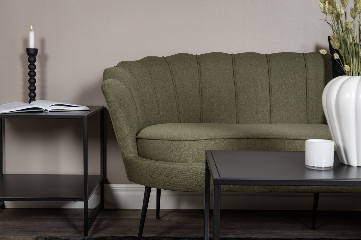 Calais 3-personers sofa - sort, grøn - billede 9