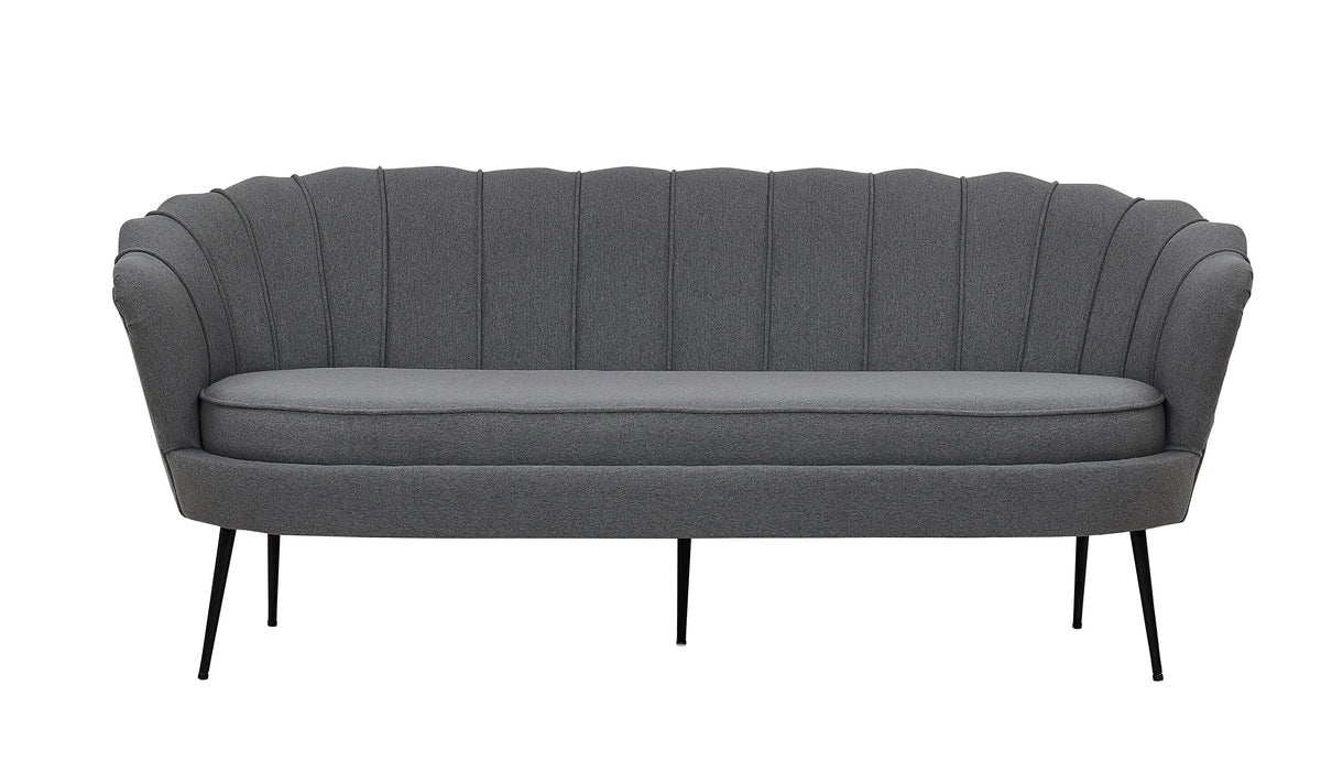 Calais 3-personers sofa - sort, grå - billede 1
