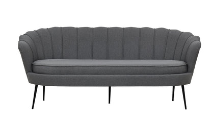 Calais 3-personers sofa - sort, grå - billede 1