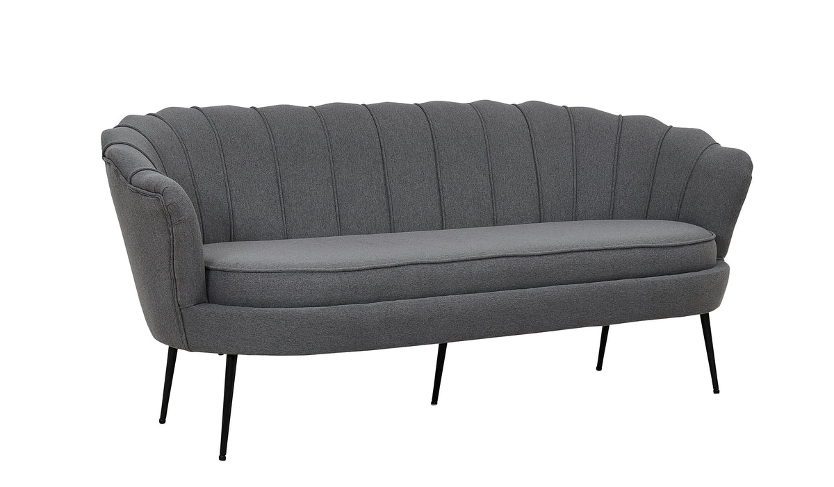 Calais 3-personers sofa - sort, grå - billede 3