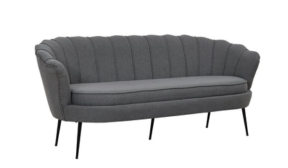 Calais 3-personers sofa - sort, grå - billede 3