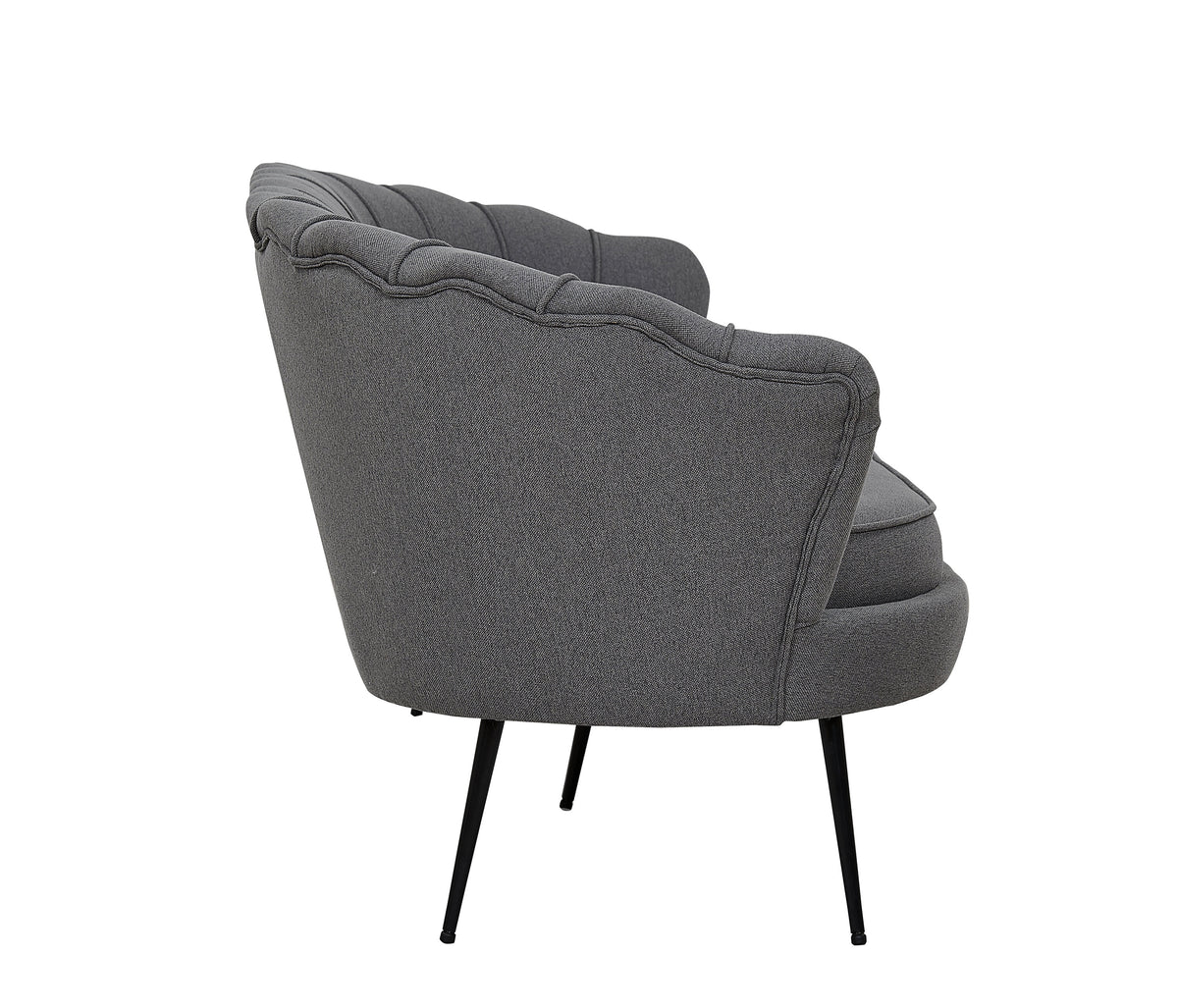 Calais 3-personers sofa - sort, grå - billede 4