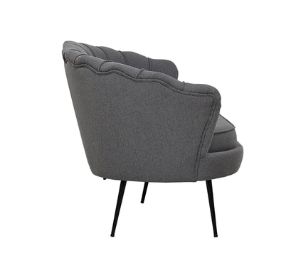 Calais 3-personers sofa - sort, grå - billede 4