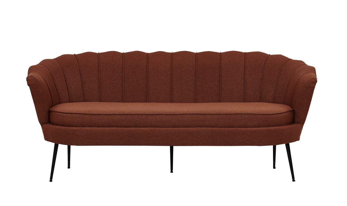 Calais 3-pers Sofa Rød