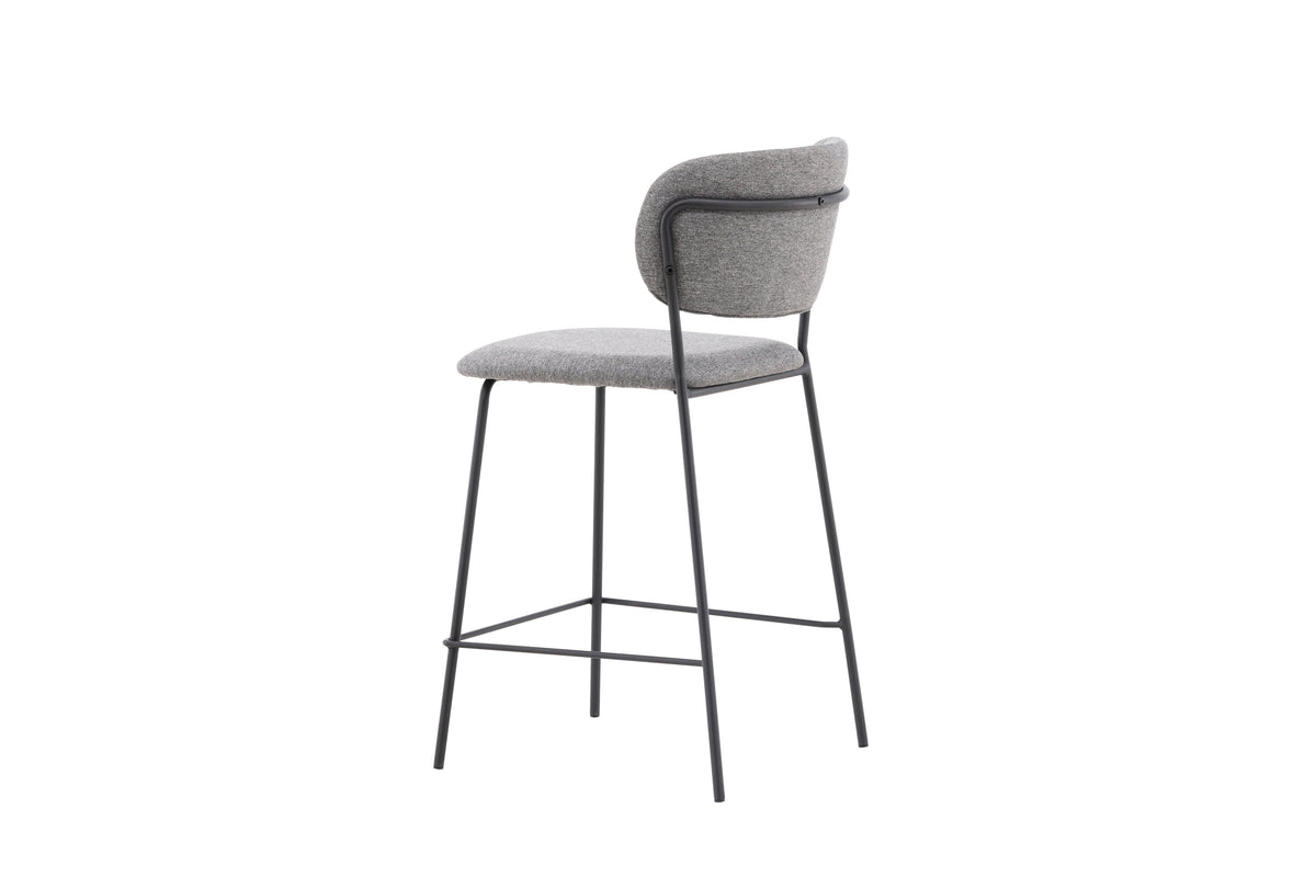 Bell barstole - sort, grå - 2 stk. - billede 6