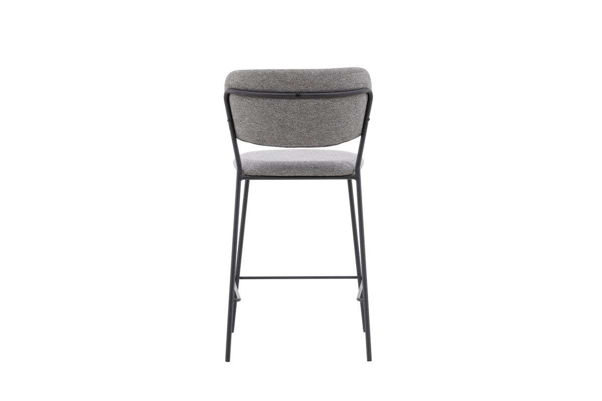 Bell barstole - sort, grå - 2 stk. - billede 8