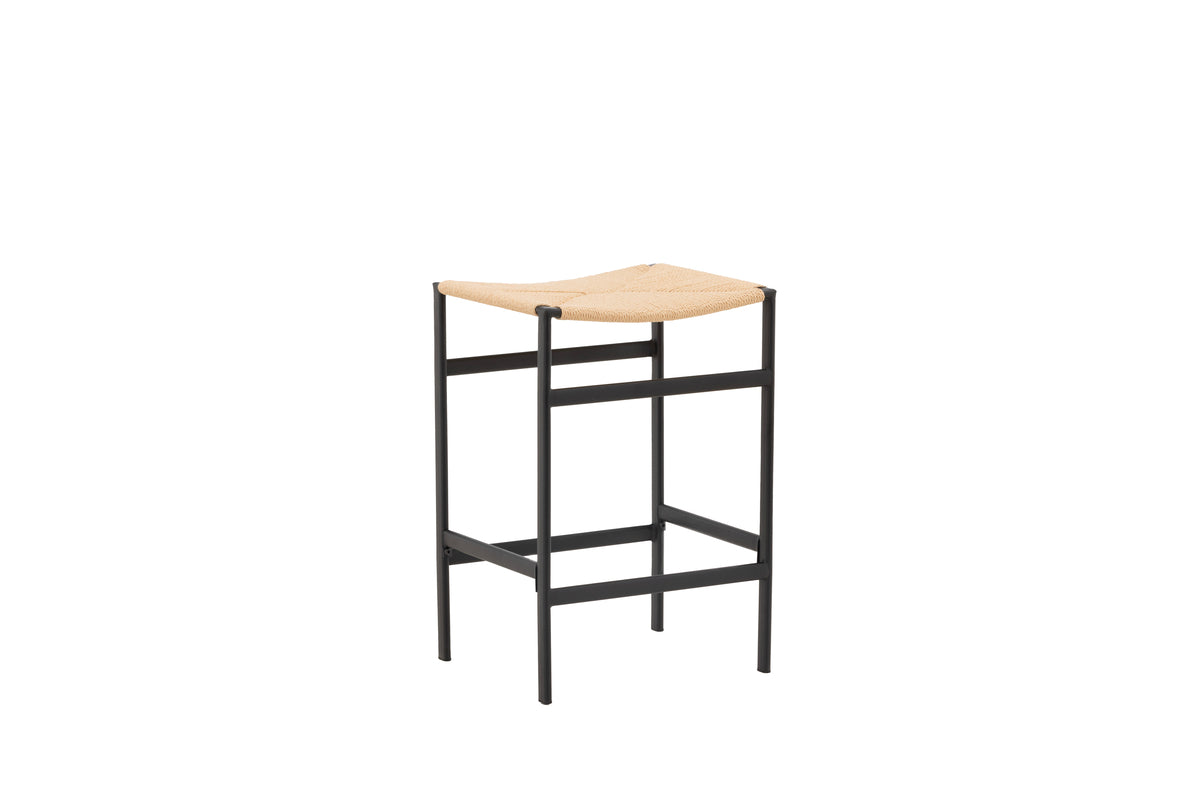 Polly Barstol 2-stk Natur/Sort