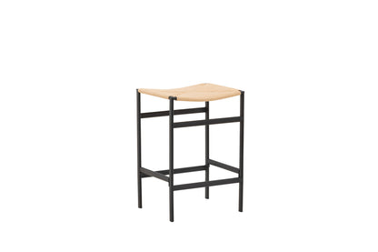 Polly Barstol 2-stk Natur/Sort