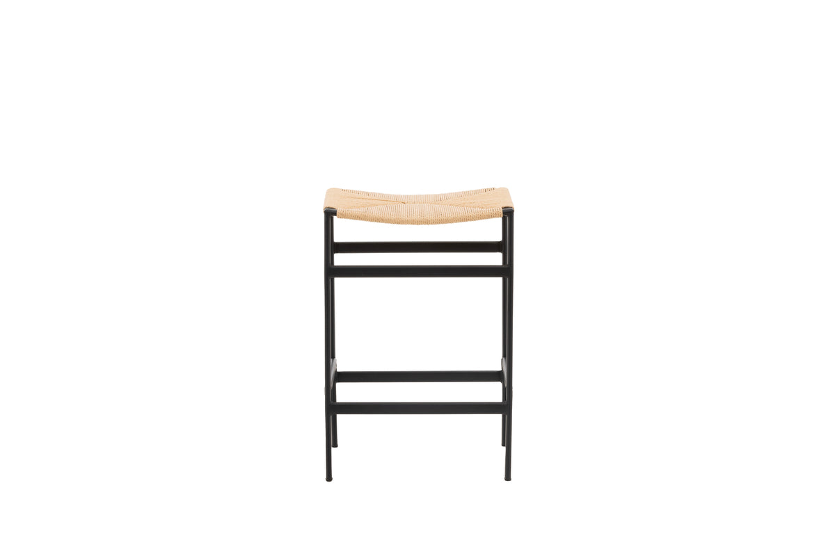 Polly Barstol 2-stk Natur/Sort