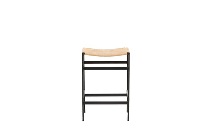 Polly Barstol 2-stk Natur/Sort