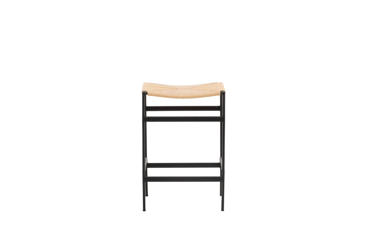 Polly barstole - sort, natur - 2 stk. - billede 1