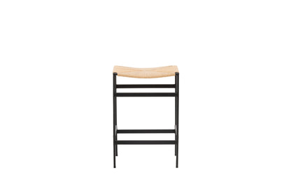 Polly barstole - sort, natur - 2 stk. - billede 1