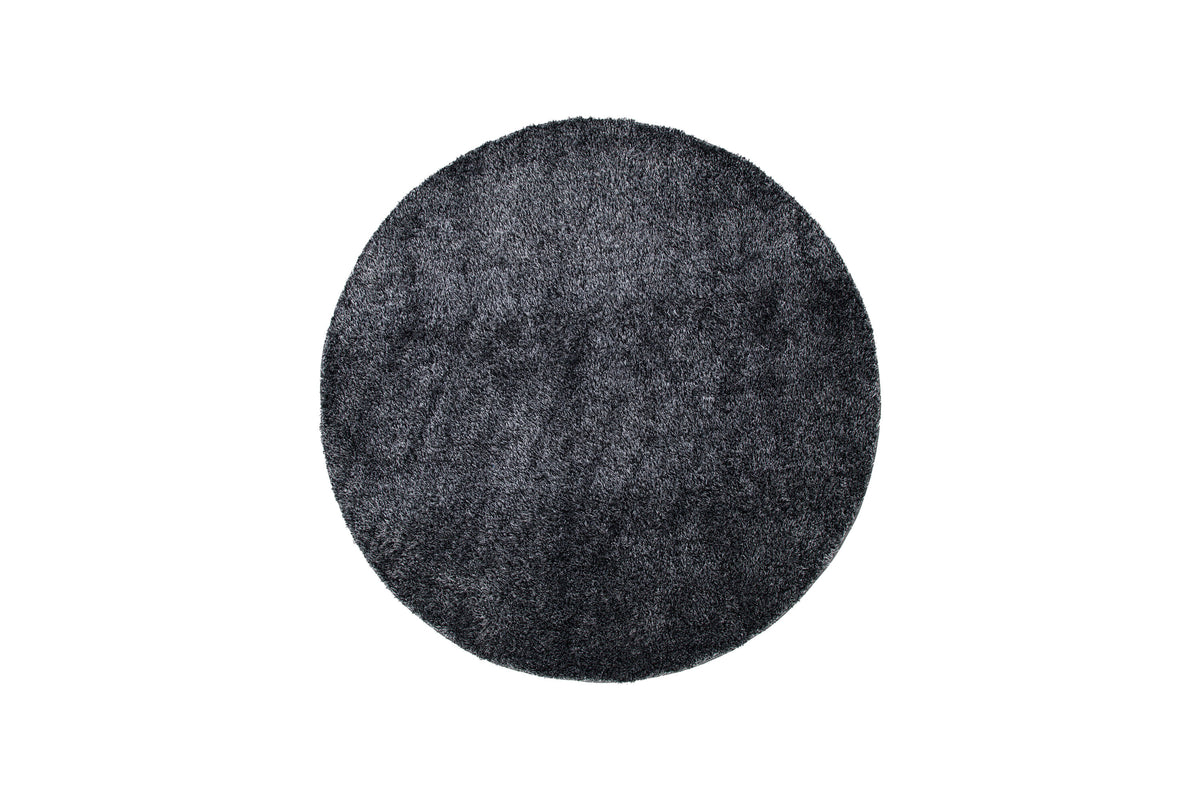 Mattis gulvtæppe - Ø200 cm - antracit - billede 1