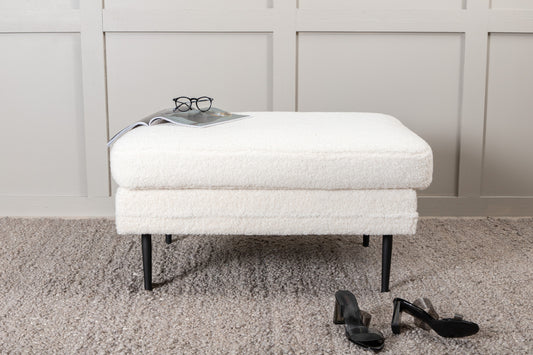 Boom Ottoman 70 x 49 x 90 Hvid