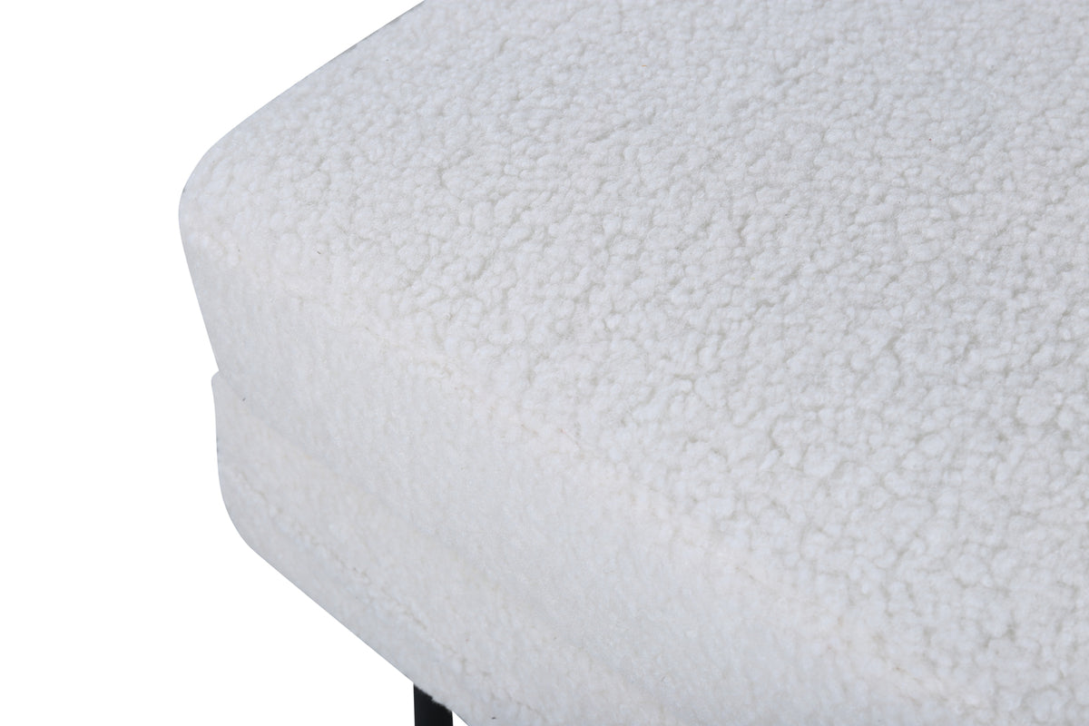 Boom Ottoman 70 x 49 x 90 Hvid