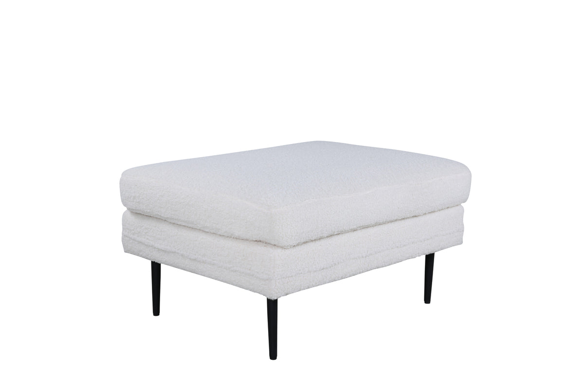 Boom Ottoman 70 x 49 x 90 Hvid