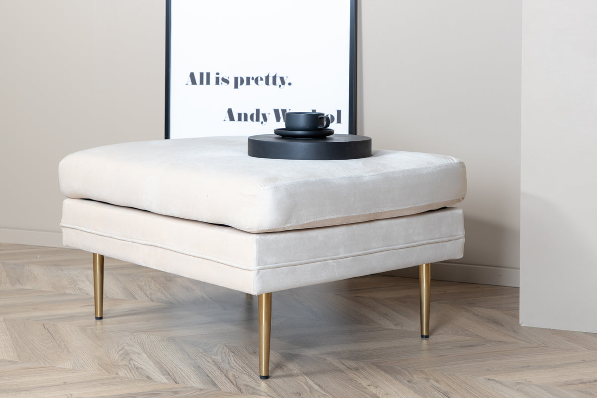 Boom Ottoman 70 x 49 x 90 Hvid
