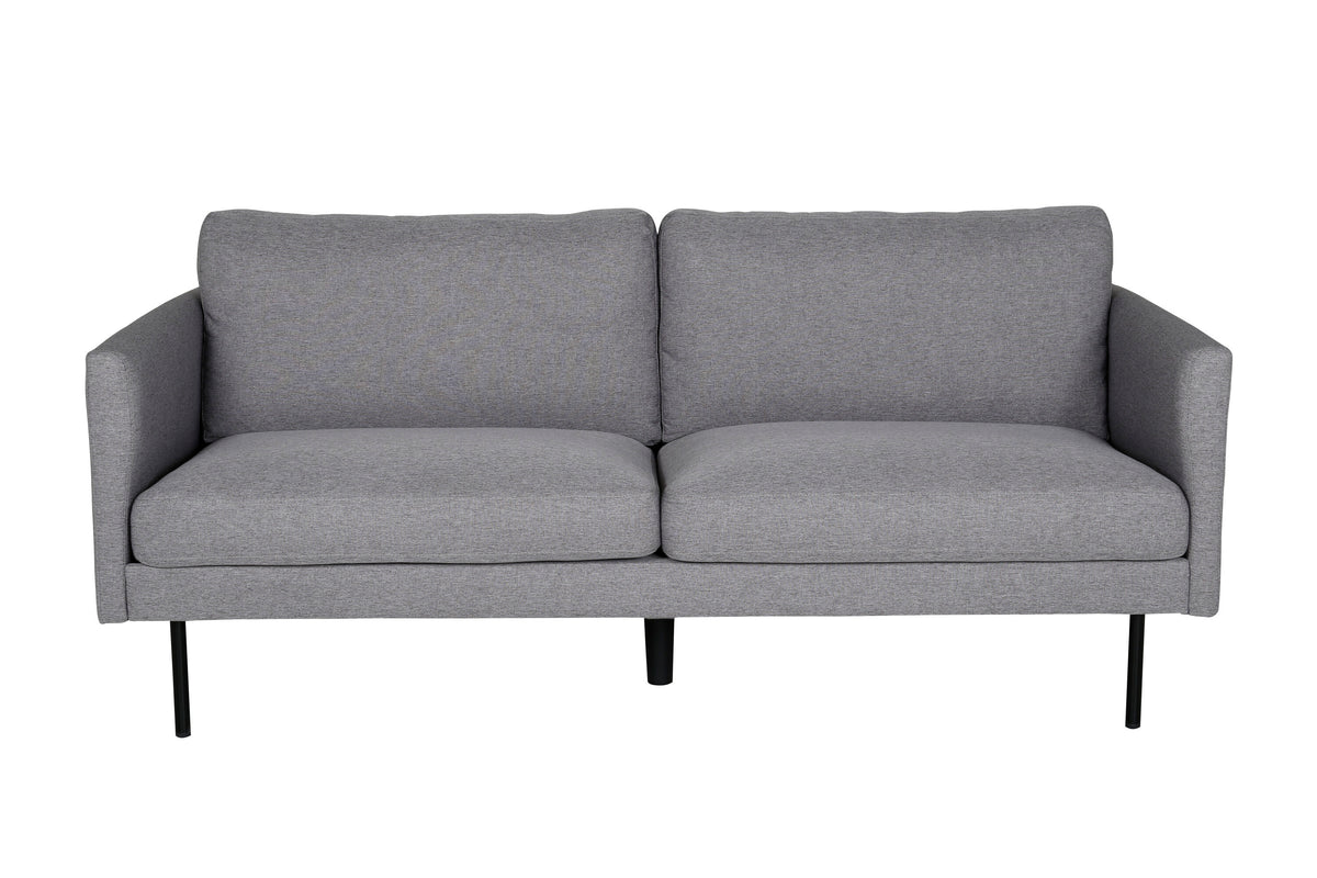 Zoom 2-personers sofa - sort, grå - billede 1