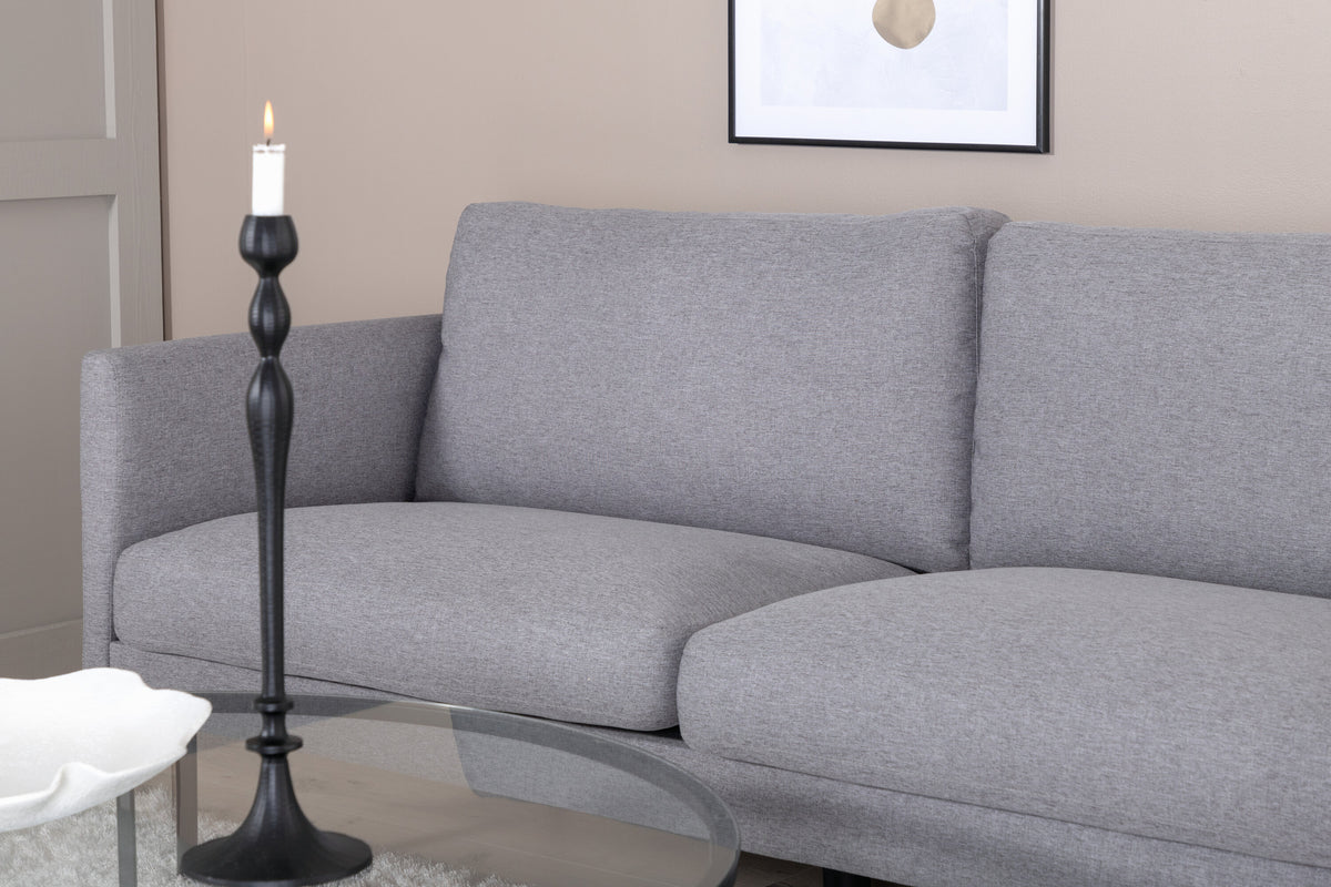 Zoom 2-personers sofa - sort, grå - billede 14
