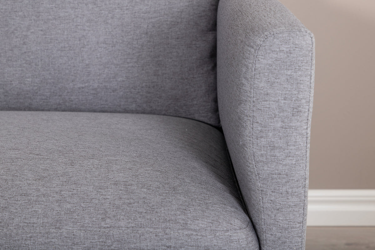 Zoom 2-personers sofa - sort, grå - billede 16