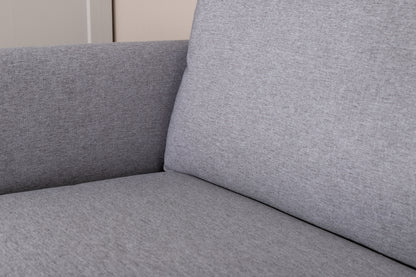Zoom 2-personers sofa - sort, grå - billede 17