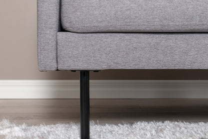 Zoom 2-personers sofa - sort, grå - billede 18