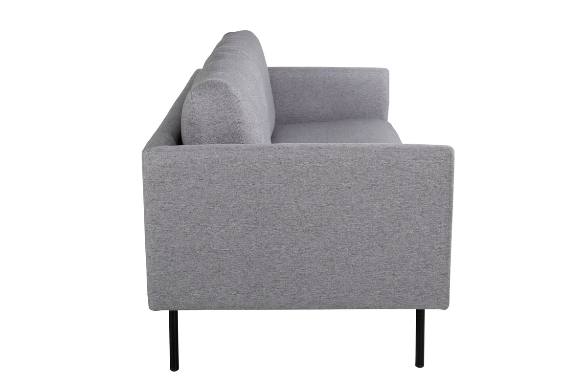 Zoom 2-personers sofa - sort, grå - billede 5