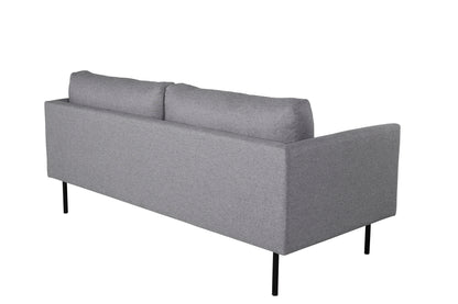 Zoom 2-personers sofa - sort, grå - billede 6
