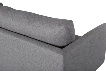 Zoom 2-personers sofa - sort, grå - billede 7