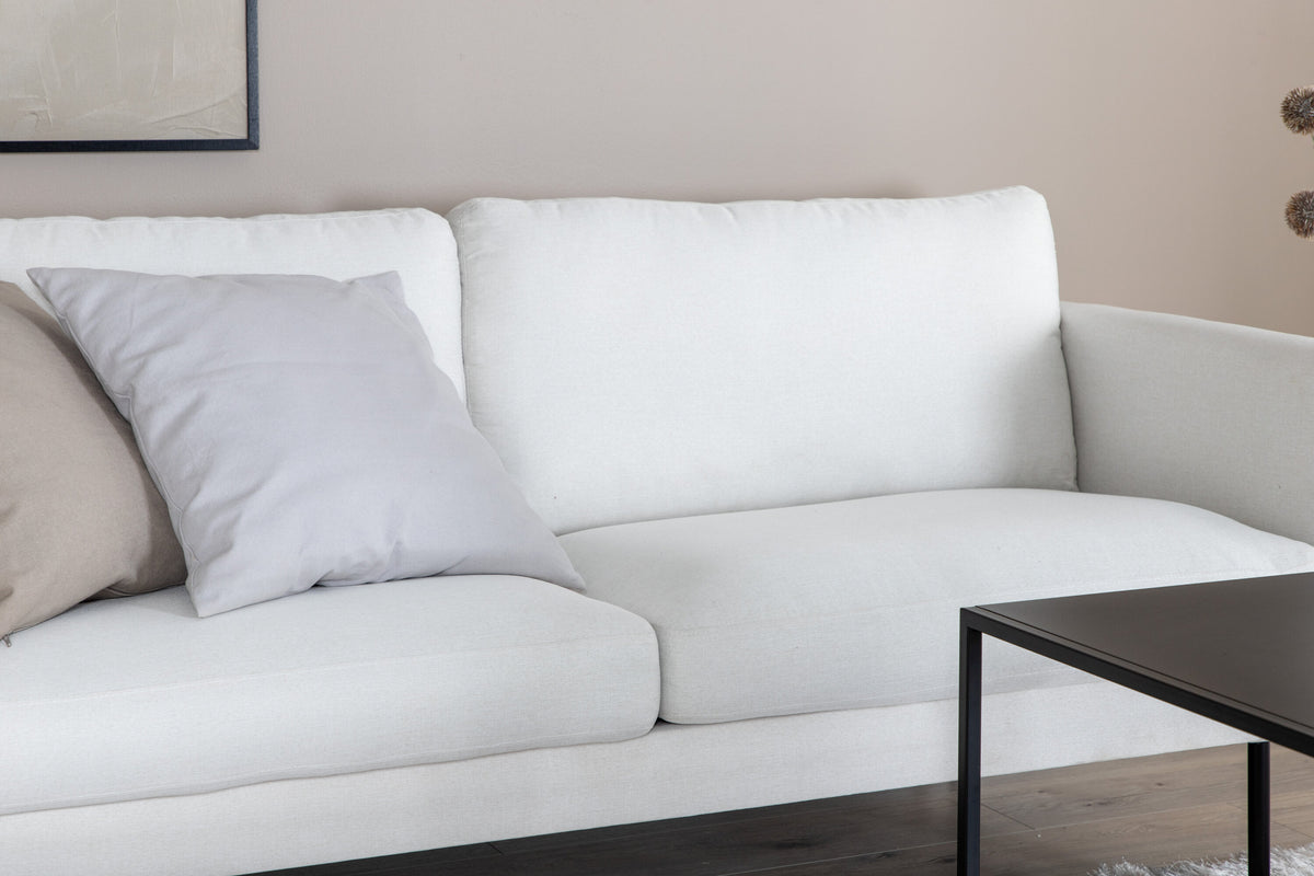 Zoom 2-personers sofa - sort, hvid - billede 12