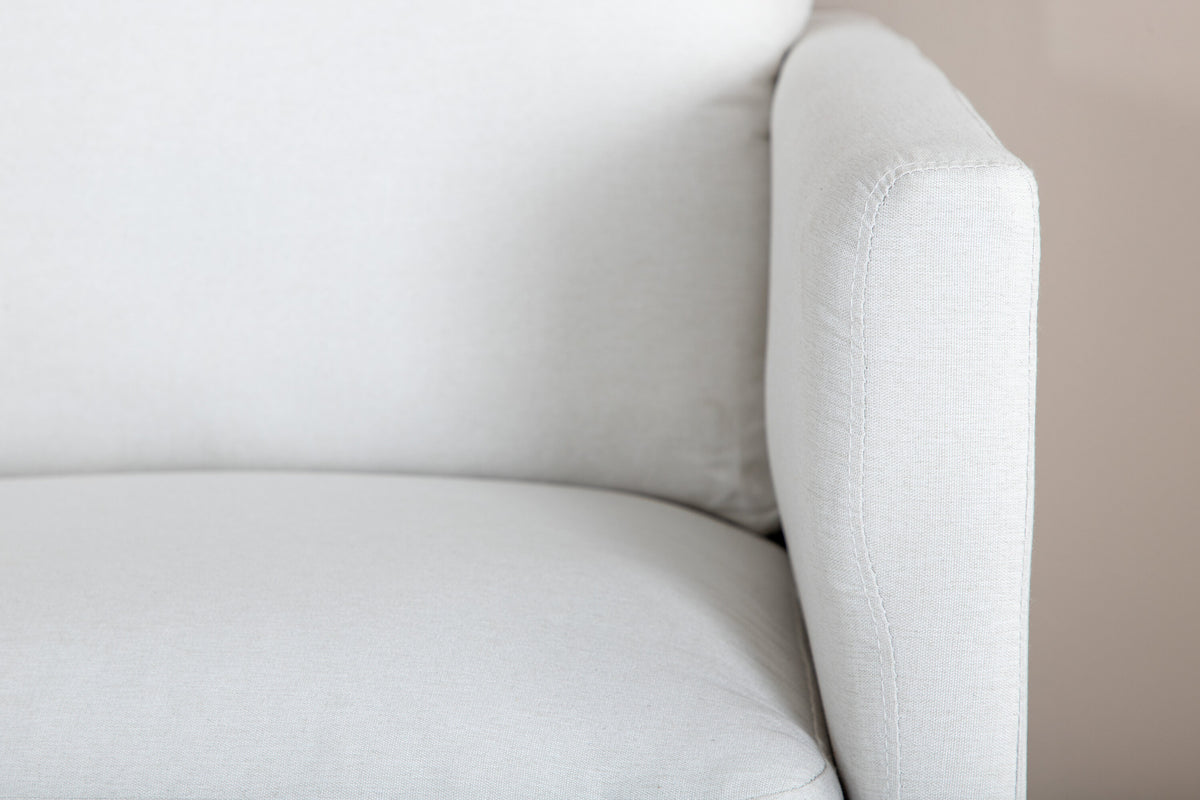 Zoom 2-personers sofa - sort, hvid - billede 13