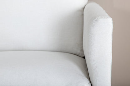 Zoom 2-personers sofa - sort, hvid - billede 13