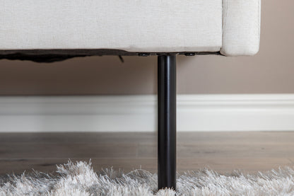 Zoom 2-personers sofa - sort, hvid - billede 16