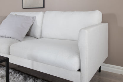 Zoom 2-personers sofa - sort, hvid - billede 18