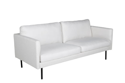 Zoom 2-personers sofa - sort, hvid - billede 4