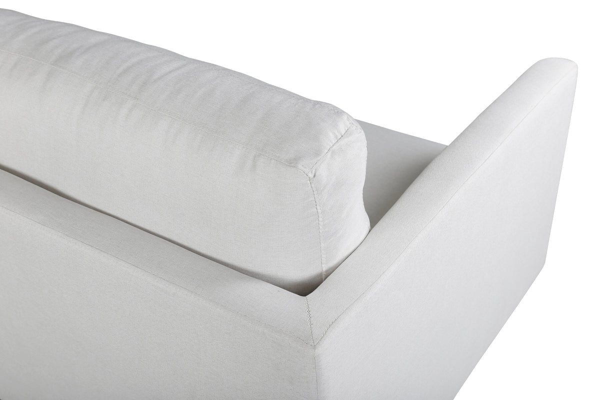 Zoom 2-personers sofa - sort, hvid - billede 7