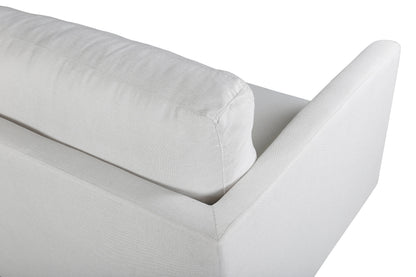 Zoom 2-personers sofa - sort, hvid - billede 7